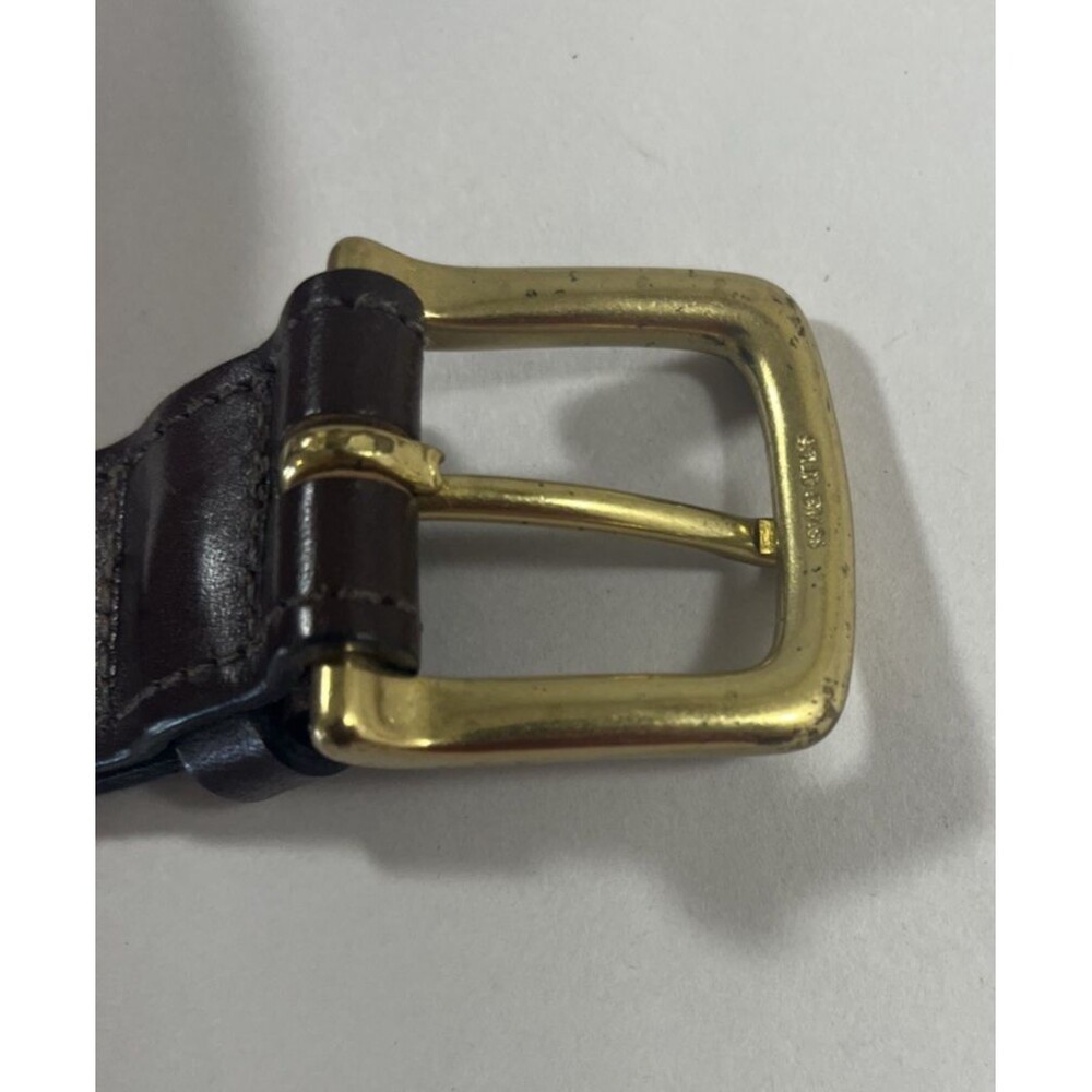 Vineyard Vines Men Leather Canvas Pink Belt Whale Print Brass Buckle 32 - Picture 3 of 5